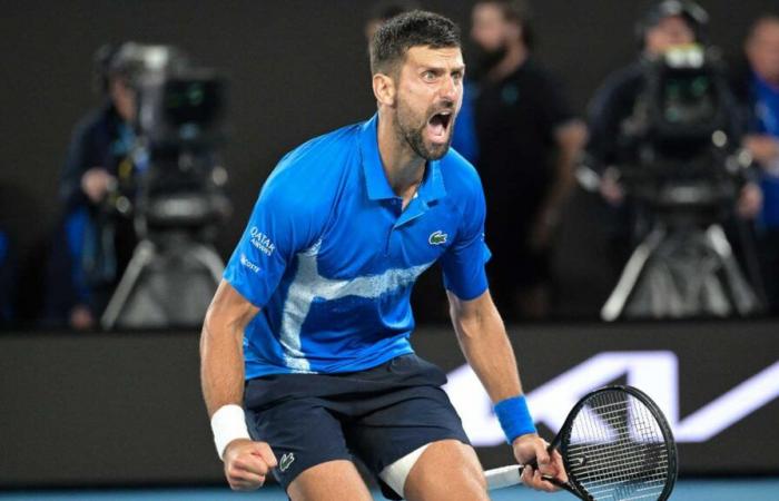 Novak Djokovic bat Carlos Alcaraz lors du QF de l’Open d’Australie