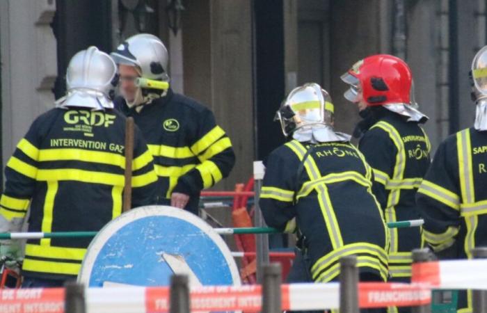 fuite de gaz sur un chantier, des moyens importants mobilisés