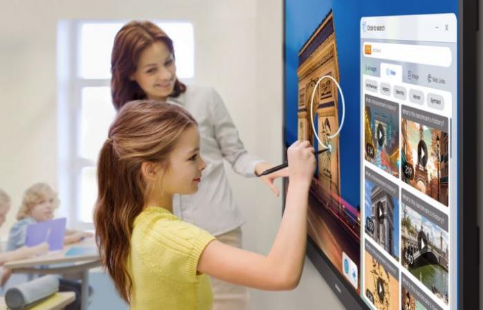 Samsung intègre la technologie IA dans son écran interactif au Bett 2025 – Samsung Newsroom Belgique