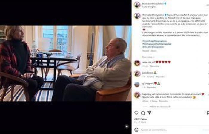 Anthony Delon dévoile une vidéo touchante de ses parents, Alain et Nathalie Delon