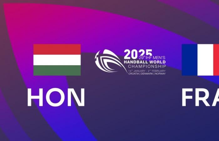 Hongrie – France (Tour principal du Championnat du monde de handball masculin) – Championnat du monde de handball masculin 2025