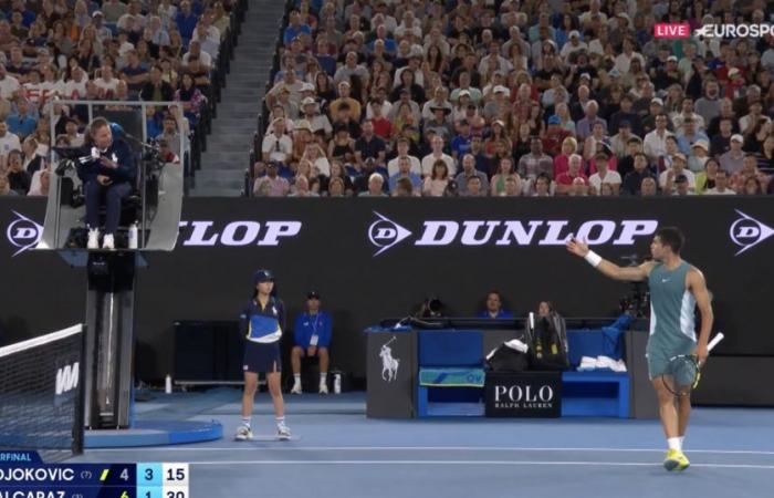 Open d’Australie – Quand Djokovic s’auto-arbitre et fait sortir Alcaraz de sa réserve – Tennis Vidéo