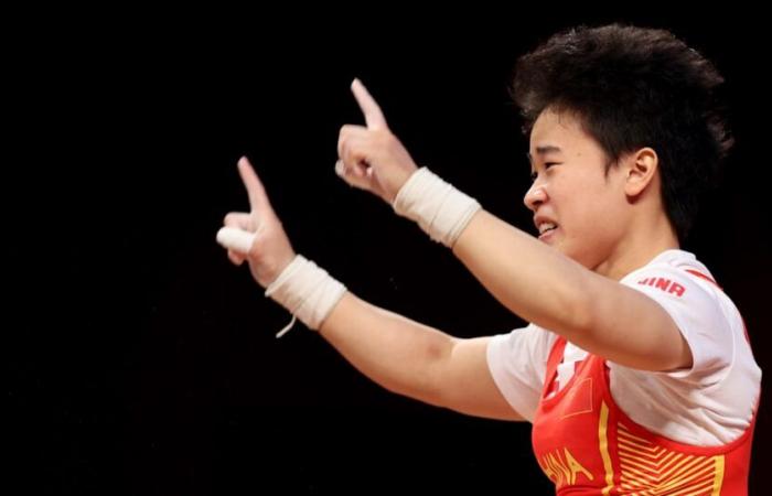 HOU Zhihui offre à la Chine une deuxième médaille d’or