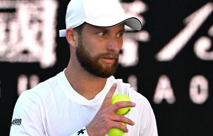 lourde amende pour Corentin Moutet après avoir insinué que les arbitres étaient ivres