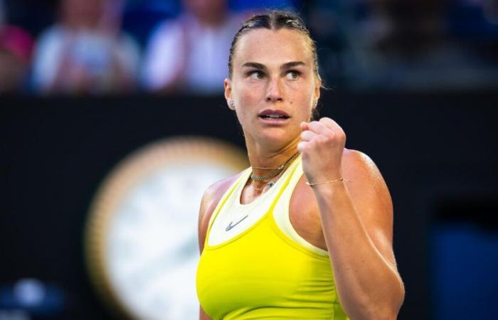 Aryna Sabalenka accède aux quarts de finale avec Anastasia Pavlyuchenkova en cours avec un gros service à l’Open d’Australie