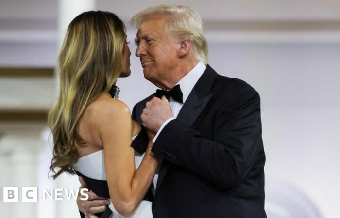 Regardez les Trump danser au bal du commandant en chef