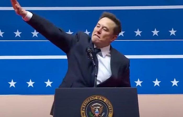 Elon Musk a-t-il effectué un salut nazi lundi ?