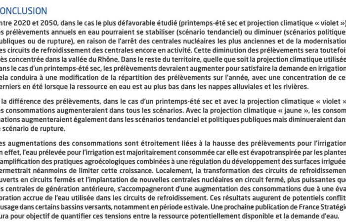 « Demande prospective en eau territorialisée à l’horizon 2050 »