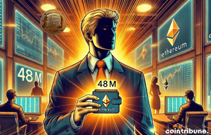 Le projet Crypto de Trump réalise un achat massif d’Ethereum pour 48 millions de dollars