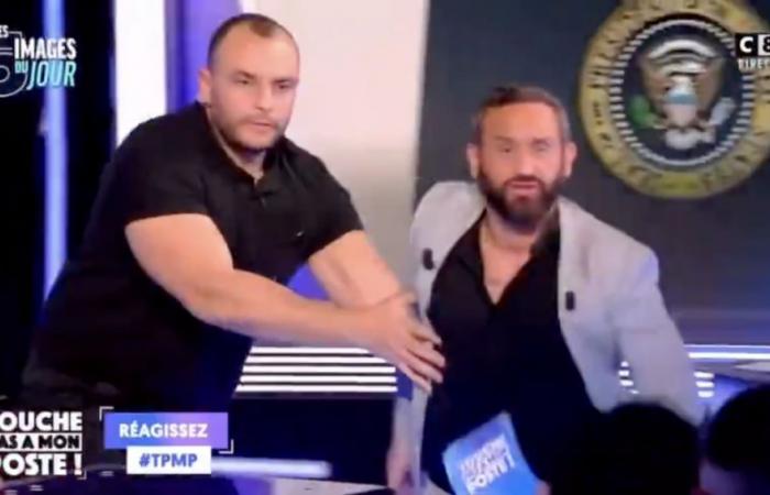 un homme fait irruption sur le plateau et tente de se jeter sur Cyril Hanouna, les internautes choqués