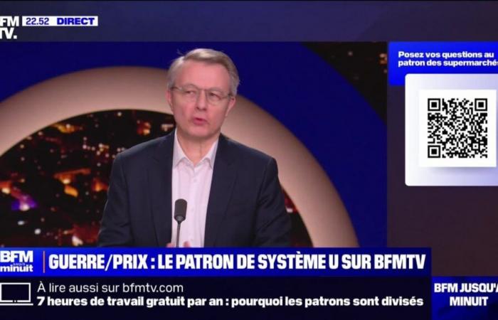 Guerre/prix : le patron de Système U sur BFMTV