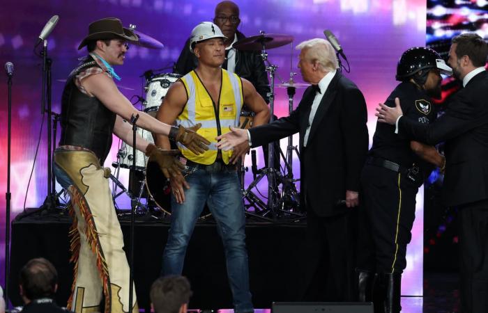 Village People, Jon Voigt, Nelly… Images des bals d’investiture de Donald Trump