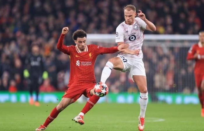 Curtis Jones (Liverpool) souffre d’une blessure musculaire à la jambe droite contre Lille