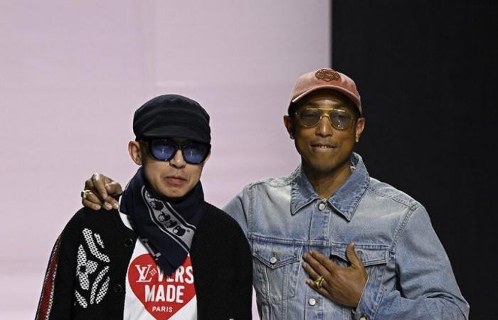 Au défilé Louis Vuitton, Nigo et Pharrell célèbrent leur amitié