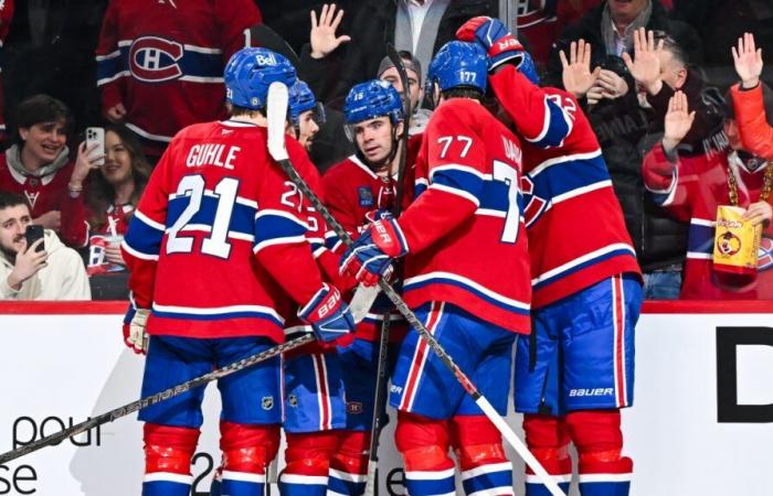 Les Canadiens de Montréal battent le Lightning de Tampa Bay 3-2