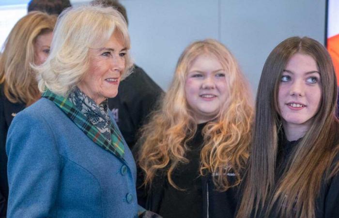 La reine Camilla est en visite en tant que chancelière de l’Université d’Aberdeen