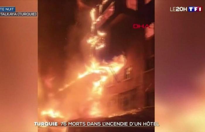 76 morts dans l’incendie d’un hôtel – journal de 20 heures