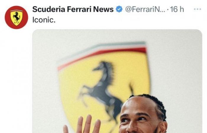 22 JANVIER 2025. HISTOIRE LEWIS HAMILTON CONDUIT ET CONDUIT BIEN SA FERRARI À FIORANO