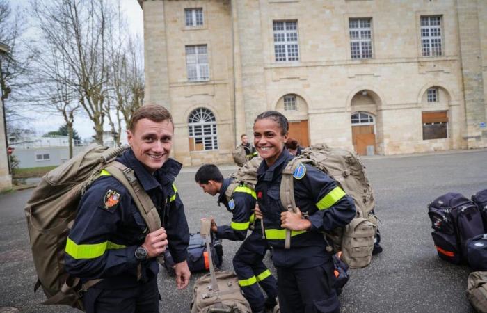 le premier détachement de la Sécurité Civile de Libourne est de retour de Mayotte