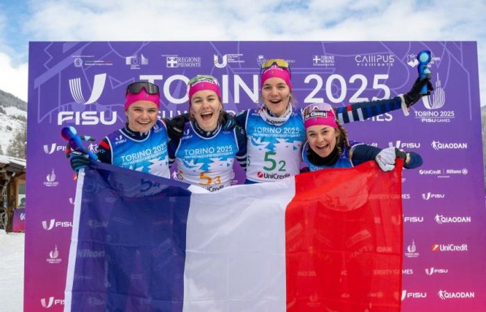 Ski de fond | « Un souvenir gravé à jamais dans nos mémoires » : Félicie Chappaz, Manon Favre Bonvin, Julie Marciniak et France Pignot racontent comment elles ont remporté le bronze au relais aux Jeux mondiaux universitaires de Turin | Magazine Nordique