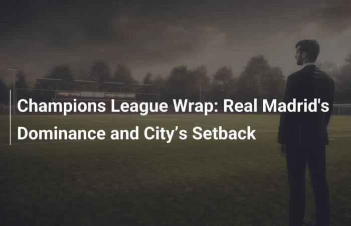 La domination du Real Madrid et le revers de Manchester City