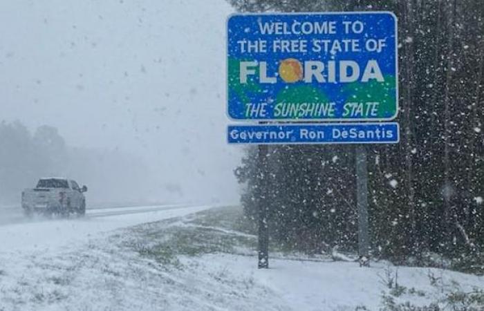 Un blizzard paralyse les communautés de la côte du Golfe avec un record de neige