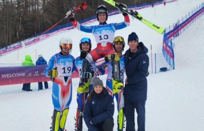 Université de Turin. L’or pour le biathlète Nathanaël Peaquin, Paul Silvestre bronzé en slalom