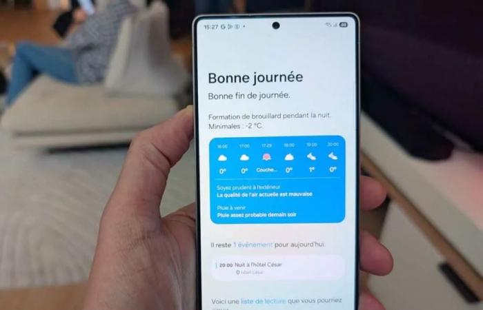 Le nouveau haut de gamme de Samsung avec une louche d’IA