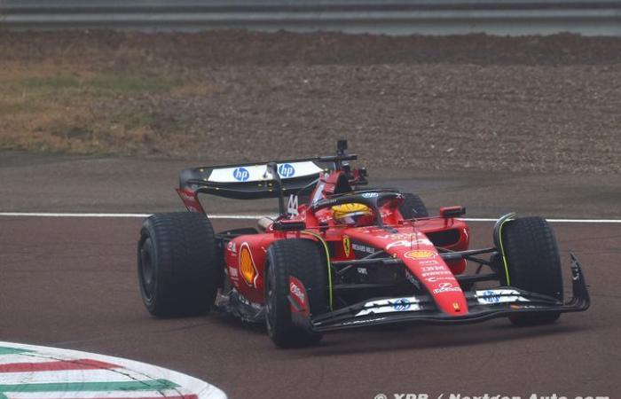 Formule 1 | Hamilton a pris la piste de Fiorano avec une Ferrari F1 (+photos)