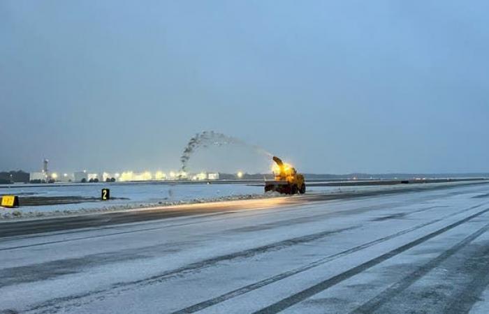 Un blizzard paralyse les communautés de la côte du Golfe avec un record de neige