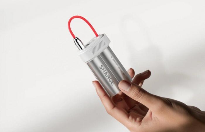 Sharge Pouch Mini promet un chargement pratique et compact avec un design accrocheur