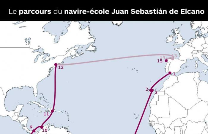 La princesse Leonor fait une dernière escale à Las Palmas avant de traverser l’Atlantique