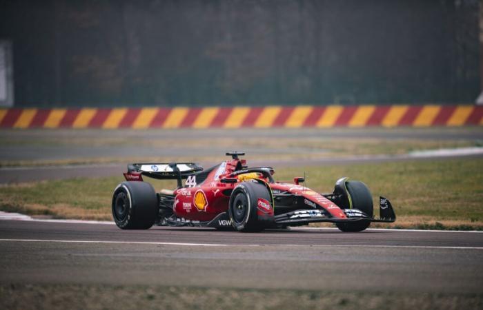 Hamilton fait son premier run à Fiorano pour Ferrari