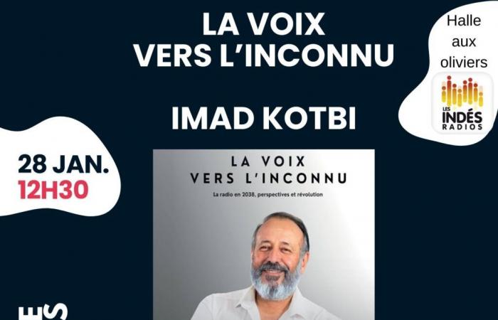 Imad Kotbi imagine la radio du futur et dédie son livre au Salon de Radio Paris