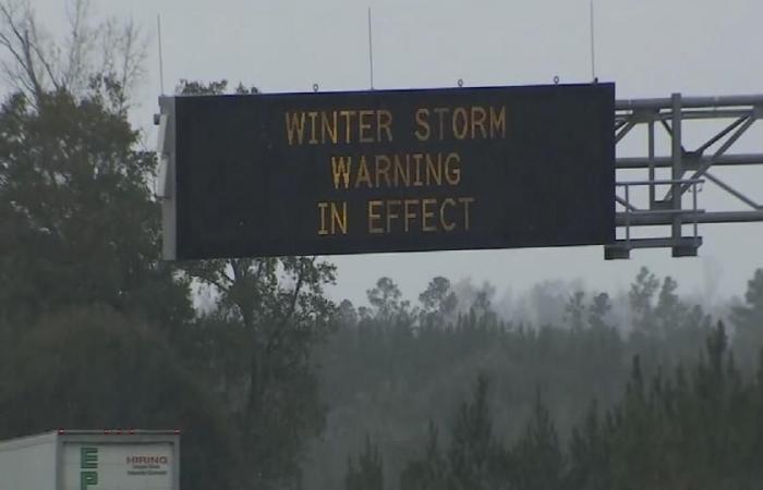 Les conducteurs sont invités à rester en dehors des routes à Tallahassee