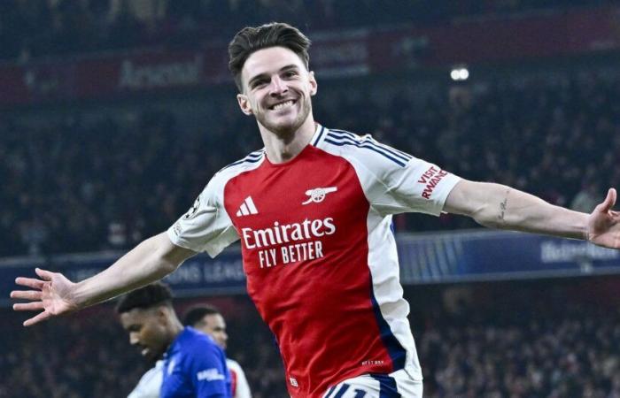 Declan Rice remporte son premier but en Ligue des champions alors que Mikel Arteta se tourne vers le milieu de terrain d’Arsenal pour marquer des buts lors de la victoire du Dinamo Zagreb