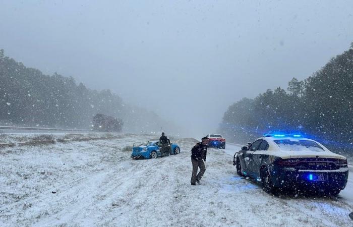 Consultez les totaux de chutes de neige de la tempête de neige historique de janvier 2025