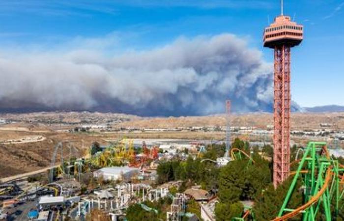 Un nouvel incendie fait rage au nord de Los Angeles, des ordres d’évacuation sont émis