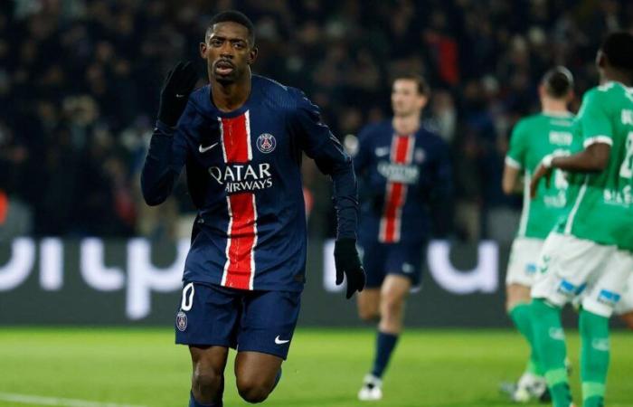 Ousmane Dembélé débutera le match sur le banc des remplaçants