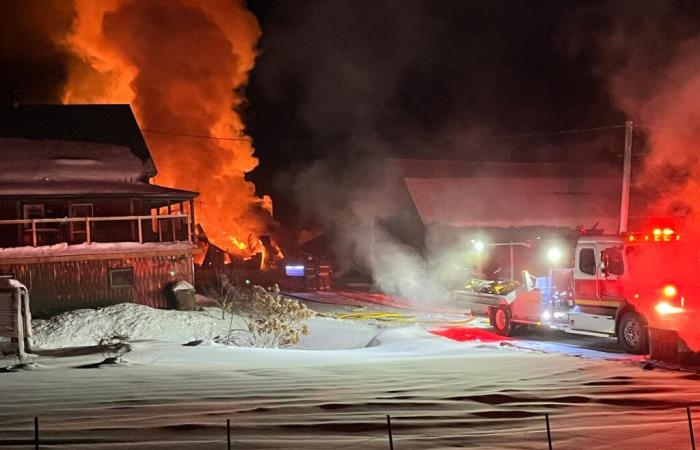 Incendie à Saint-Christophe-d’Arthabaska : possiblement une cause électrique