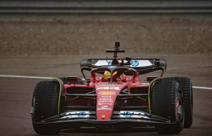 Hamilton a fait ses débuts en Ferrari à Fiorano !