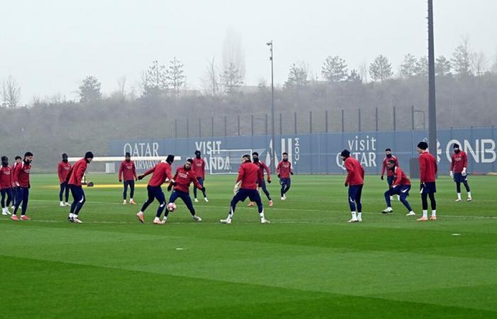 Le groupe parisien pour la réception de Man City