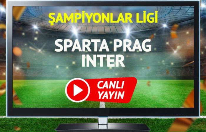 DIFFUSION EN DIRECT | Regardez le match du Sparta Prague Inter en direct sur Spor 1 sans mot de passe, bien sûr !