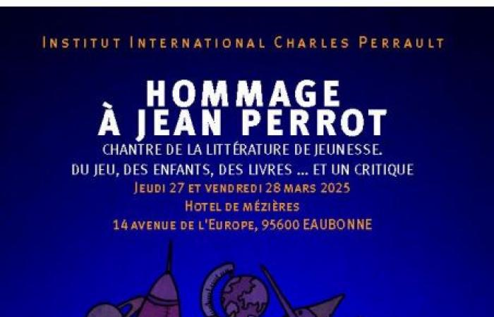 Hommage à Jean Perrot, champion de la littérature jeunesse. Des jeux, des enfants, des livres… et une critique (Eaubonne)