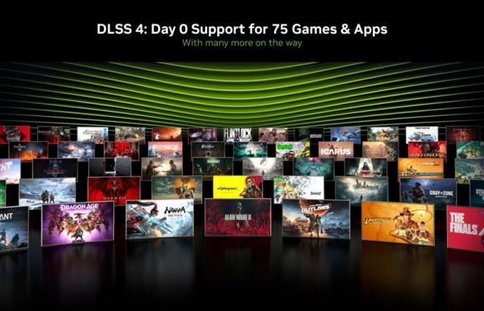 La longue liste de jeux supportant la technologie DLSS 4 de NVIDIA au lancement est connue ! – Cowcotland