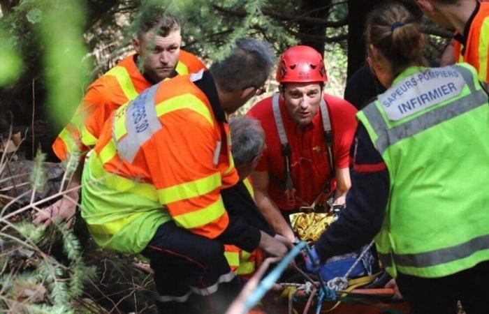 Gard. Deux hommes sans matériel adapté sont sortis d’un gouffre d’une dizaine de mètres de profondeur