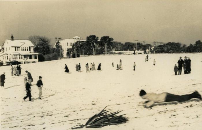 Cela fait 35 ans qu’il ne neige pas à Jacksonville. Mais ce n’était pas la première fois