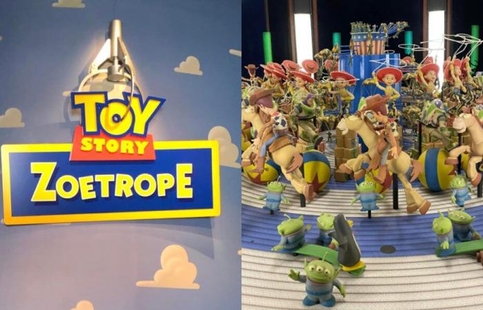 Toy Story Zootrope d’Animation Celebration a été retiré de son emplacement d’origine