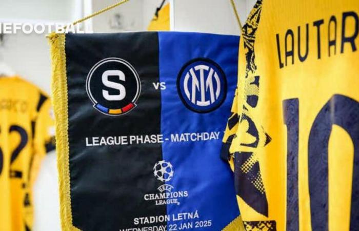 Les compositions officielles du Sparta Prague-Inter