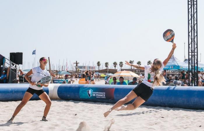 Amélie et Louis, deux trajectoires différentes pour deux espoirs bleus du beach tennis